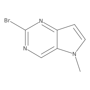 2-bromo-5-methyl-5H-Pyrrolo[3,2-d]pyrimidine Structure