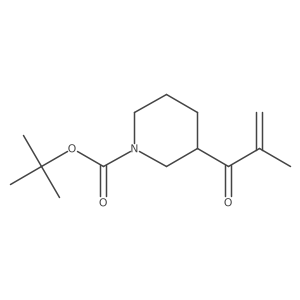 tert-butyl (3R)-3-(2-methylprop-2-enoyl)piperidine-1-carboxylate Structure