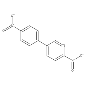 2-Nitro-5-(4-nitrophenyl)pyridine Structure