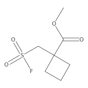 Methyl 1-[(fluorosulfonyl)methyl]cyclobutane-1-carboxylate Structure