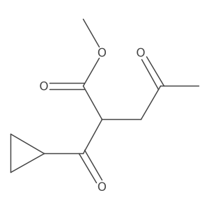 Methyl 2-cyclopropanecarbonyl-4-oxopentanoate Structure