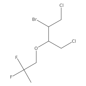 2-Bromo-1,4-dichloro-3-(2,2-difluoropropoxy)butane Structure