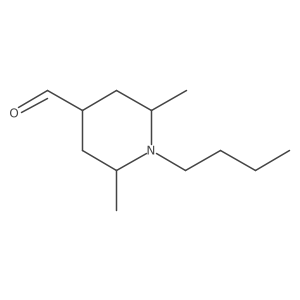 1-Butyl-2,6-dimethylpiperidine-4-carbaldehyde结构式