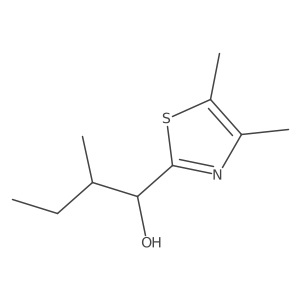 1-(Dimethyl-1,3-thiazol-2-yl)-2-methylbutan-1-ol结构式