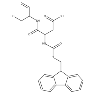 3-({[(9H-fluoren-9-yl)methoxy]carbonyl}amino)-3-[(1-hydroxybut-3-en-2-yl)carbamoyl]propanoic acid Structure