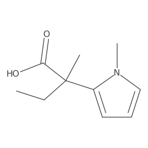 2-methyl-2-(1-methyl-1H-pyrrol-2-yl)butanoic acid Structure