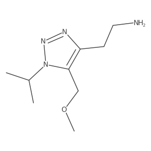2-[5-(methoxymethyl)-1-(propan-2-yl)-1H-1,2,3-triazol-4-yl]ethan-1-amine Structure