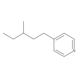 4-(3-Methylpentyl)pyridine Structure