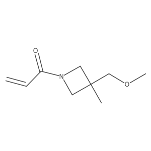 1-[3-(Methoxymethyl)-3-methylazetidin-1-yl]prop-2-en-1-one结构式