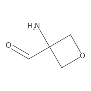 3-Aminooxetane-3-carbaldehyde Structure