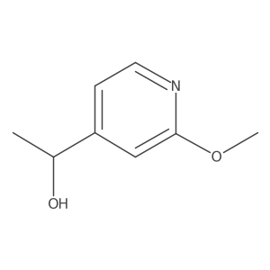 (1S)-1-(2-methoxypyridin-4-yl)ethan-1-ol Structure