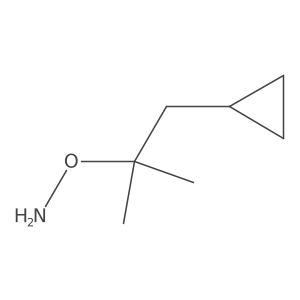 O-(1-cyclopropyl-2-methylpropan-2-yl)hydroxylamine结构式