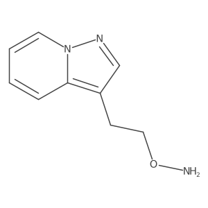 O-(2-{pyrazolo[1,5-a]pyridin-3-yl}ethyl)hydroxylamine Structure
