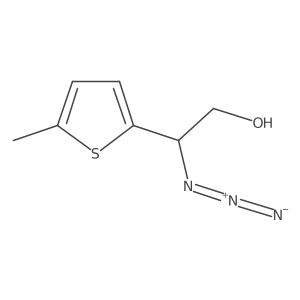 2-Azido-2-(5-methylthiophen-2-yl)ethan-1-ol Structure