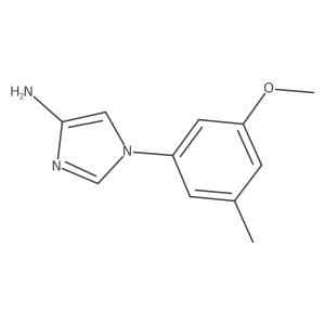 1-(3-methoxy-5-methylphenyl)-1H-imidazol-4-amine Structure