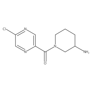 1-(5-Chloropyrazine-2-carbonyl)piperidin-3-amine Structure