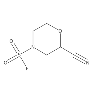 2-Cyanomorpholine-4-sulfonyl fluoride结构式