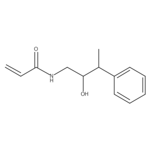 N-(2-Hydroxy-3-phenylbutyl)prop-2-enamide结构式