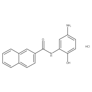 N-(5-Amino-2-hydroxyphenyl)naphthalene-2-carboxamide hydrochloride Structure