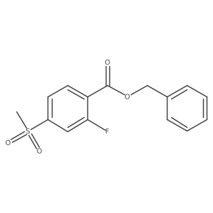 Benzyl 2-fluoro-4-(methylsulfonyl)benzoate Structure