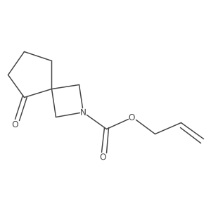 Prop-2-en-1-yl 5-oxo-2-azaspiro[3.4]octane-2-carboxylate Structure