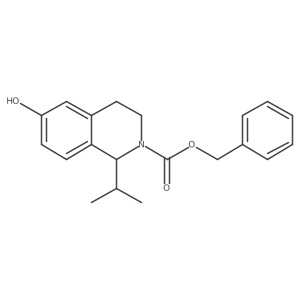 Benzyl 6-hydroxy-1-(propan-2-yl)-1,2,3,4-tetrahydroisoquinoline-2-carboxylate结构式