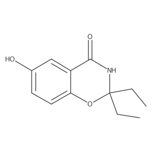 2,2-diethyl-6-hydroxy-3,4-dihydro-2H-1,3-benzoxazin-4-one Structure