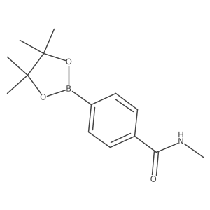 4-(4,4,5,5-tetramethyl-1,3,2-dioxaborolan-2-yl)-N-(trideuteriomethyl)benzamide Structure
