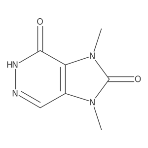 1,3-Dimethyl-1H-imidazo[4,5-d]pyridazine-2,4(3H,5H)-dione Structure