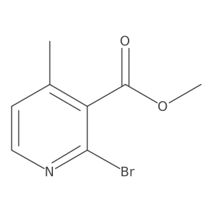 Methyl 2-bromo-4-methylnicotinate结构式