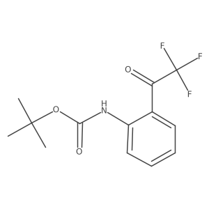tert-butyl N-[2-(trifluoroacetyl)phenyl]carbamate Structure