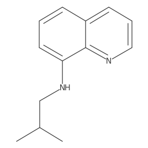 N-(2-methylpropyl)quinolin-8-amine结构式