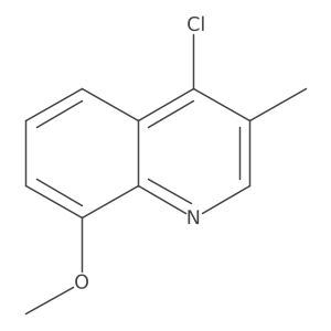4-Chloro-8-methoxy-3-methylquinoline Structure