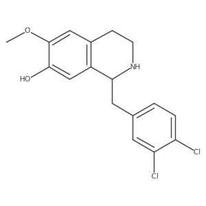 1-(3,4-Dichloro-benzyl)-6-methoxy-1,2,3,4-tetrahydro-isoquinolin-7-ol Structure