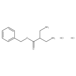 Benzyl 3-amino-2-(aminomethyl)propanoate dihydrochloride Structure
