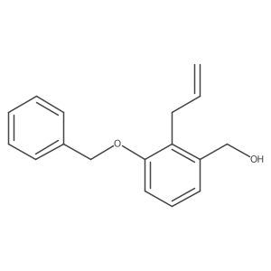 (2-Allyl-3-(benzyloxy)phenyl)methanol结构式