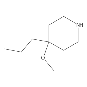4-Methoxy-4-propylpiperidine结构式