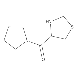 (R)-Pyrrolidin-1-yl(thiazolidin-4-yl)methanone结构式