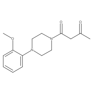 1-[4-(2-Methoxyphenyl)piperazin-1-YL]butane-1,3-dione结构式