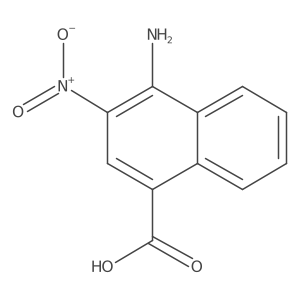 4-Amino-3-nitro-1-naphthalenecarboxylic acid Structure