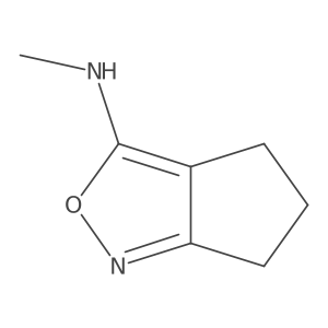 N-methyl-4H,5H,6H-cyclopenta[c][1,2]oxazol-3-amine Structure