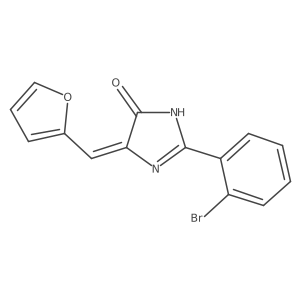 (4Z)-2-(2-bromophenyl)-4-(furan-2-ylmethylidene)-4H-imidazol-5-ol Structure