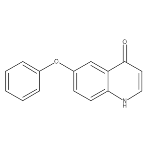 6-Phenoxy-1,4-dihydroquinolin-4-one结构式