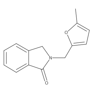 2-[(5-methylfuran-2-yl)methyl]-3H-isoindol-1-one结构式