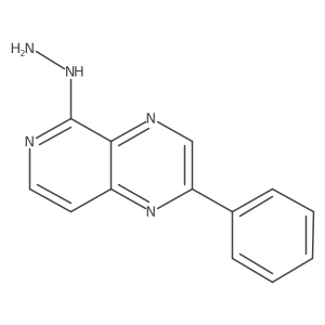 (2-Phenylpyrido[3,4-b]pyrazin-5-yl)hydrazine结构式