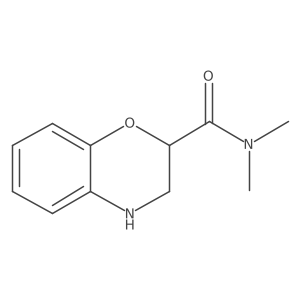 N,N-dimethyl-3,4-dihydro-2H-1,4-benzoxazine-2-carboxamide Structure