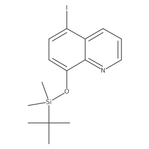 8-(tert-Butyldimethylsilyloxy)-5-iodoquinoline Structure