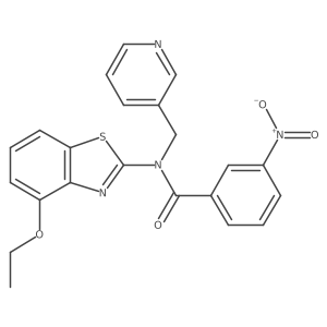 N-(4-ethoxybenzo[d]thiazol-2-yl)-3-nitro-N-(pyridin-3-ylmethyl)benzamide Structure