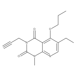 6-ethyl-1-methyl-3-(prop-2-yn-1-yl)-5-propoxypyrido[2,3-d]pyrimidine-2,4(1H,3H)-dione结构式