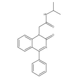 N-isopropyl-2-(2-oxo-4-phenyl-quinazolin-1-yl)acetamide Structure